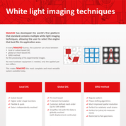 White Light Imaging Techniques MatchID