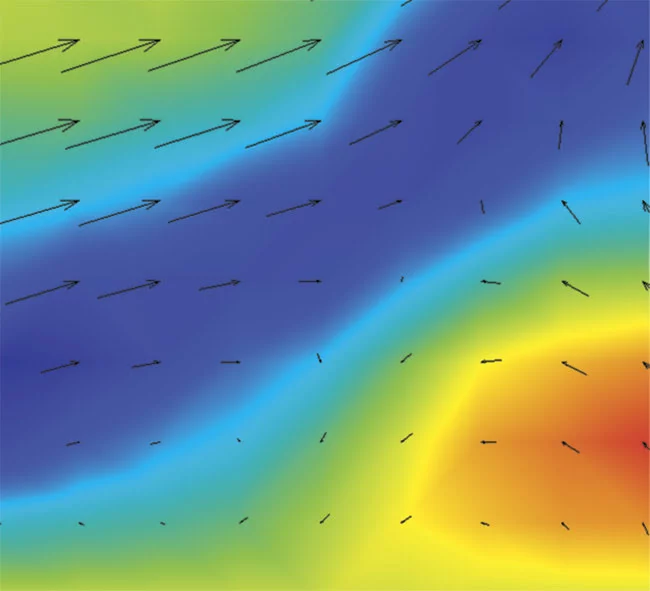 Resultado PIV de correlación cruzada